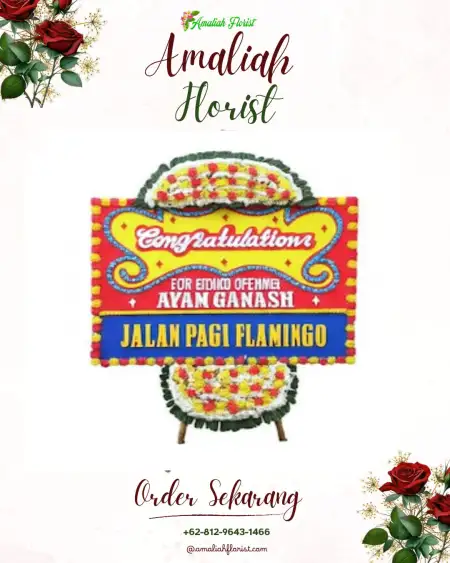Sewa Papan Bunga Pasiraman